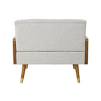 Fauteuil confort Goldline du milieu du siècle