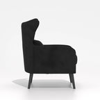 Fauteuil d'appoint en velours Rembourré Coussin épais confortable pour le salon