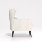 Fauteuil d'appoint en velours Rembourré Coussin épais confortable pour le salon