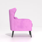 Fauteuil d'appoint en velours Rembourré Coussin épais confortable pour le salon