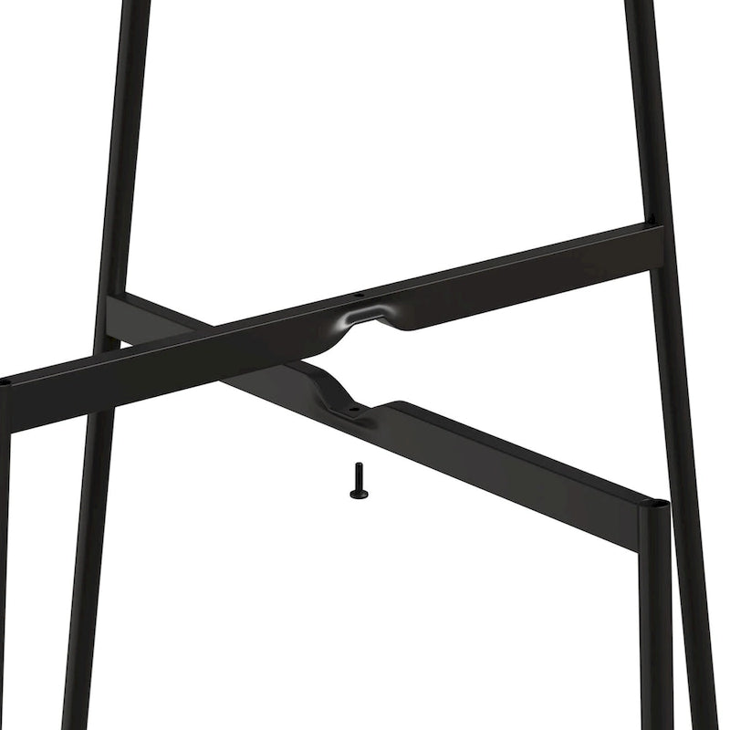 Lot de 2 chaises de salle à manger avec pieds en métal