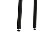Lot de 2 chaises de salle à manger avec pieds en métal