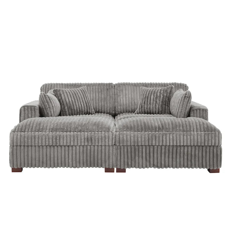 Canapé modulable en tissu pour salon et chambre à coucher
