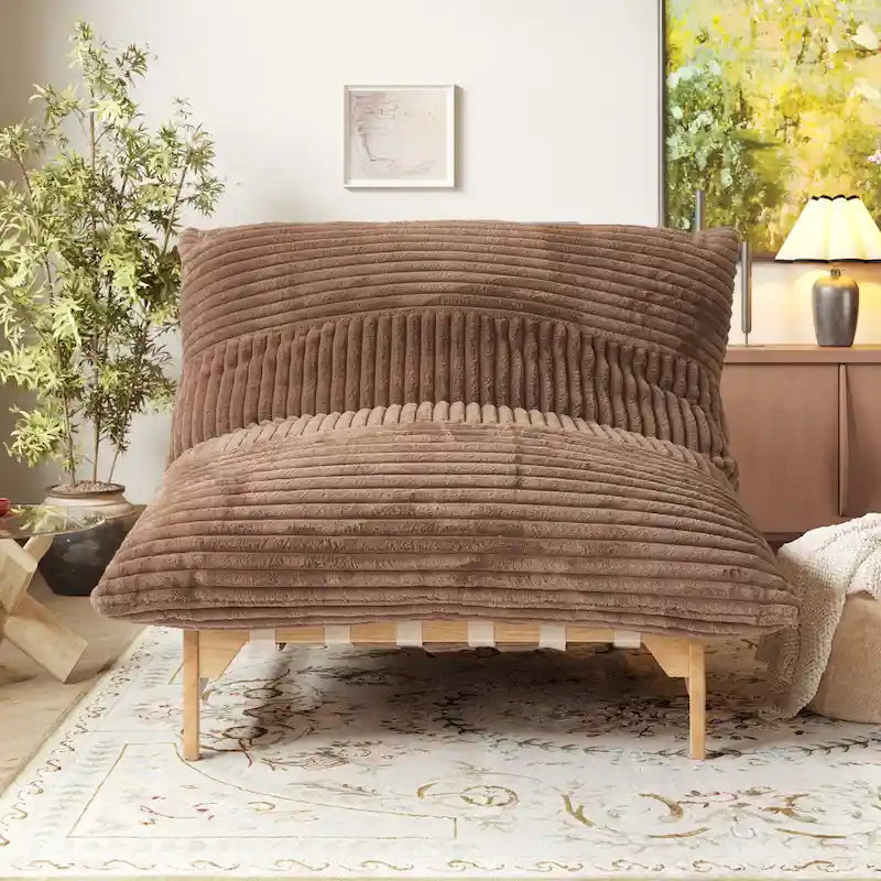 Grand pouf poire Chaise de loisirs moderne Canapé-lit confortable Fauteuil de salon pour salon chambre à coucher