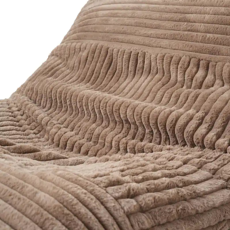 Grand pouf poire Chaise de loisirs moderne Canapé-lit confortable Fauteuil de salon pour salon chambre à coucher