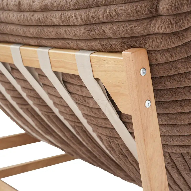 Grand pouf poire Chaise de loisirs moderne Canapé-lit confortable Fauteuil de salon pour salon chambre à coucher
