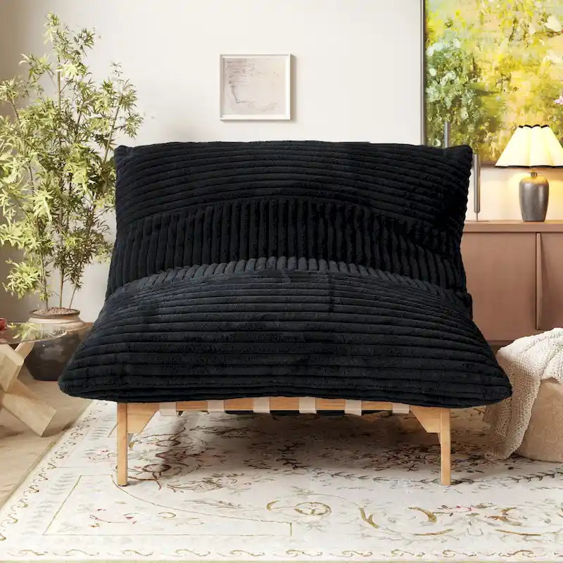 Grand pouf poire Chaise de loisirs moderne Canapé-lit confortable Fauteuil de salon pour salon chambre à coucher