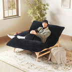 Grand pouf poire Chaise de loisirs moderne Canapé-lit confortable Fauteuil de salon pour salon chambre à coucher