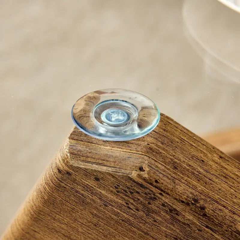 33,4 Table ronde moderne en verre trempé