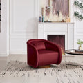 Fauteuil pivotant, Fauteuil pivotant à 360 degrés en velours, Fauteuil pivotant confortable en forme de citrouille