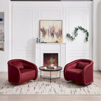 Fauteuil pivotant, Fauteuil pivotant à 360 degrés en velours, Fauteuil pivotant confortable en forme de citrouille