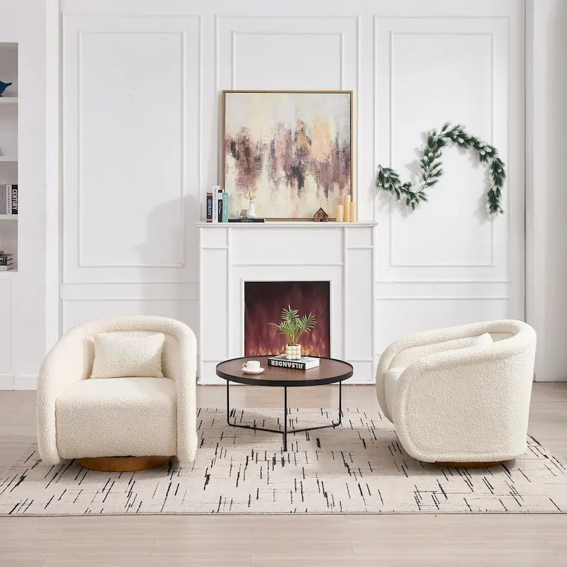 Fauteuil pivotant, Fauteuil pivotant à 360 degrés en velours, Fauteuil pivotant confortable en forme de citrouille
