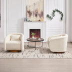 Fauteuil pivotant, Fauteuil pivotant à 360 degrés en velours, Fauteuil pivotant confortable en forme de citrouille