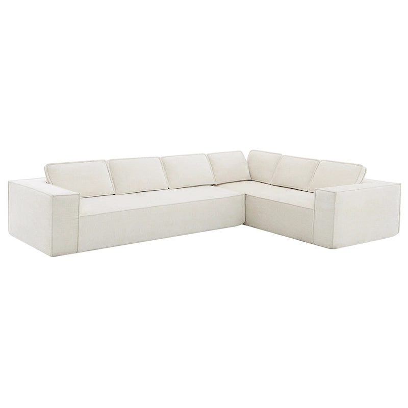 Ensemble de canapé d'angle moderne en forme de nuage, ensemble de canapé modulaire en chenille