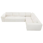 Ensemble de canapé d'angle moderne en forme de nuage, ensemble de canapé modulaire en chenille