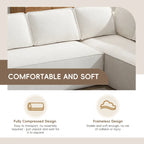 Ensemble de canapé d'angle moderne en forme de nuage, ensemble de canapé modulaire en chenille