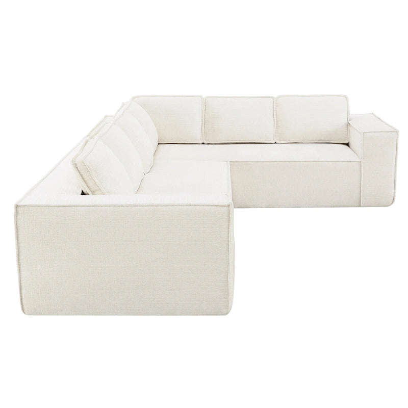 Ensemble de canapé d'angle moderne en forme de nuage, ensemble de canapé modulaire en chenille