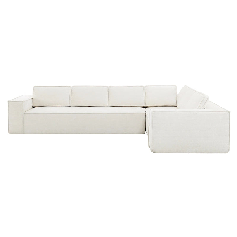 Ensemble de canapé d'angle moderne en forme de nuage, ensemble de canapé modulaire en chenille