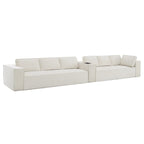 Ensemble de canapé d'angle moderne en forme de nuage, ensemble de canapé modulaire en chenille