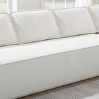 Ensemble de canapé d'angle moderne en forme de nuage, ensemble de canapé modulaire en chenille