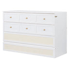 Lit escamotable moderne blanc de taille Queen avec rangement polyvalent et grands tiroirs pour chambre à coucher