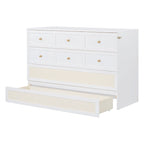 Lit escamotable moderne blanc de taille Queen avec rangement polyvalent et grands tiroirs pour chambre à coucher