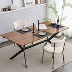 Ensemble de 2 chaises de salle à manger du milieu du siècle moderne