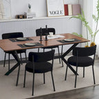 Ensemble de 2 chaises de salle à manger du milieu du siècle moderne