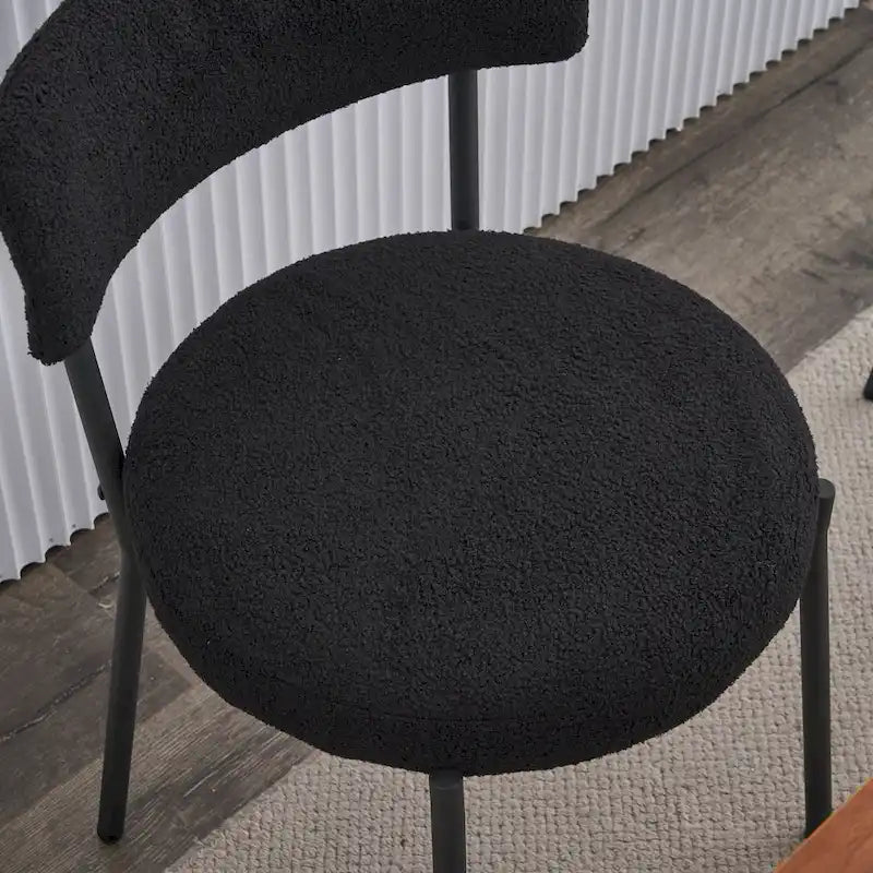Ensemble de 2 chaises de salle à manger du milieu du siècle moderne