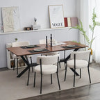 Ensemble de 2 chaises de salle à manger du milieu du siècle moderne