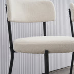Ensemble de 2 chaises de salle à manger du milieu du siècle moderne