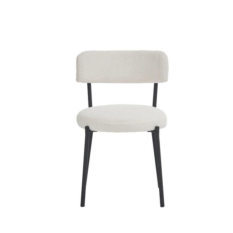 Ensemble de 2 chaises de salle à manger du milieu du siècle moderne