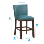 Tabourets de comptoir rembourrés Toledo