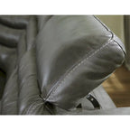 Canapé sectionnel inclinable électrique 7 pièces Center Line gris foncé – 138,25 larg. x 138,25 prof. x 35 haut.
