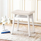 Tabouret de Maquillage à Coussin de Selle - 17.83P x 12.4L x 16.53H