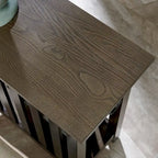 Table d'appoint impeccable de style transitionnel à 1 tiroir