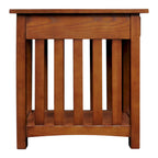 Table d'appoint impeccable de style transitionnel à 1 tiroir