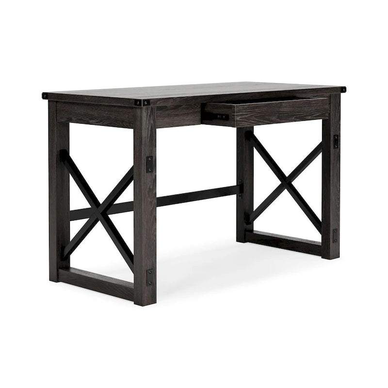 Table d'appoint Claudette en bois et métal mixte