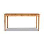 Bureau d'ordinateur Dumont 63 en bois d'hévéa cannelé