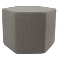 Pouf/Coussin de sol Rhodes gris uni