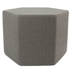 Pouf/Coussin de sol Rhodes gris uni