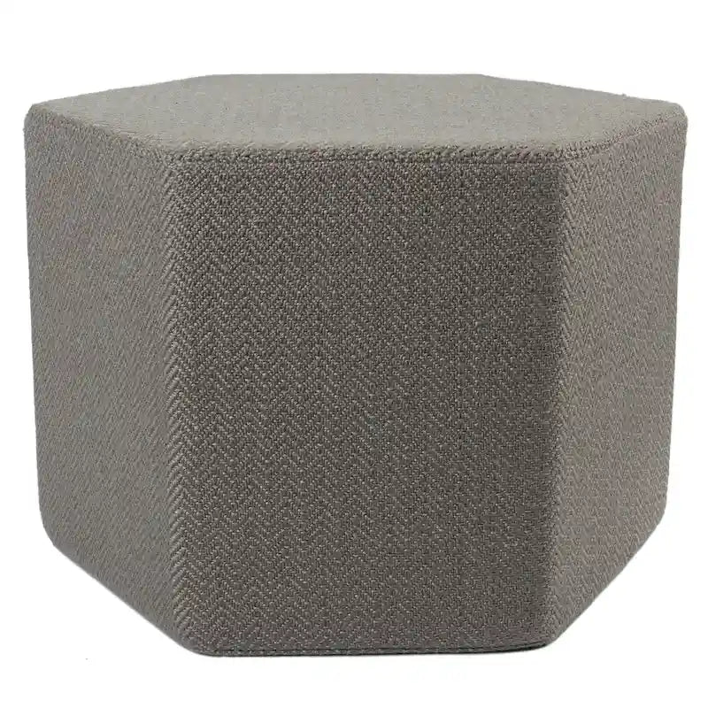 Pouf/Coussin de sol Rhodes gris uni