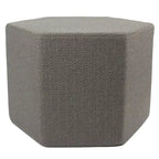 Pouf/Coussin de sol Rhodes gris uni