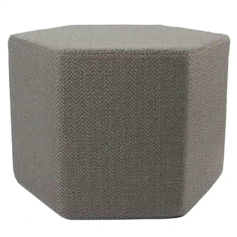 Pouf/Coussin de sol Rhodes gris uni