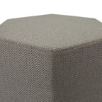 Pouf/Coussin de sol Rhodes gris uni