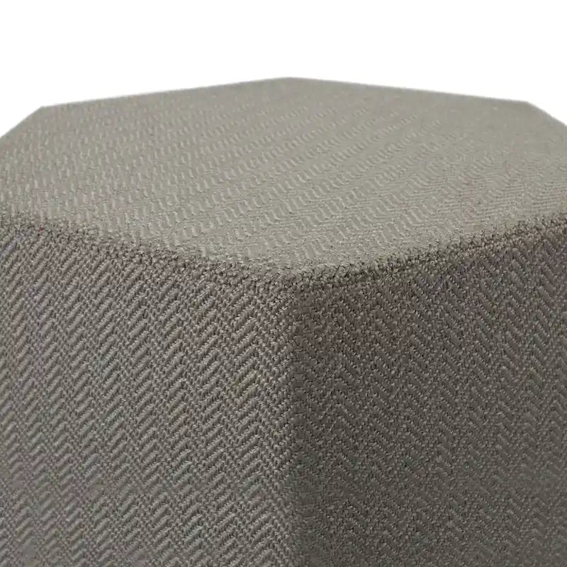 Pouf/Coussin de sol Rhodes gris uni