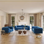 Aosta Canapé et Sofa Chesterfield en Velours Tufté pour Salon