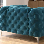 Aosta Canapé et Sofa Chesterfield en Velours Tufté pour Salon