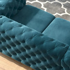Aosta Canapé et Sofa Chesterfield en Velours Tufté pour Salon