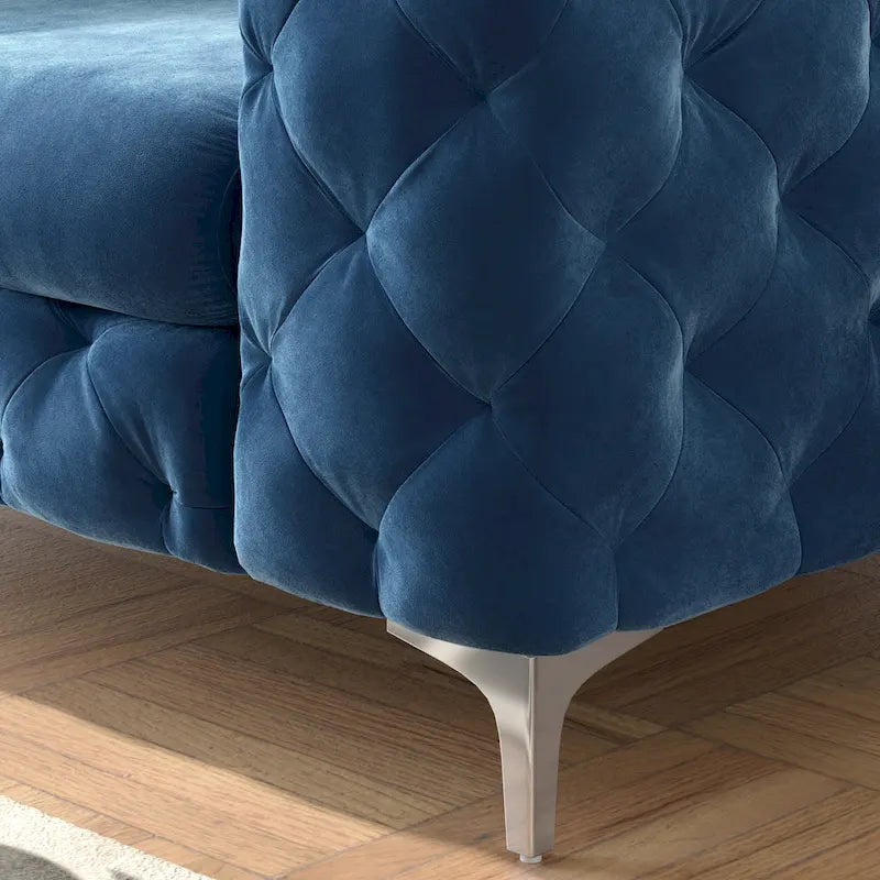 Aosta Canapé et Sofa Chesterfield en Velours Tufté pour Salon
